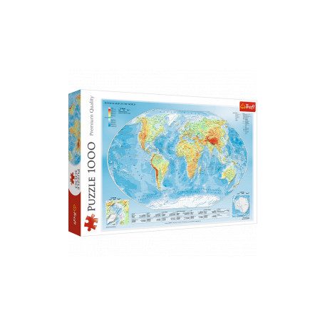 Trefl Puzzle 1000 db - Világtérkép