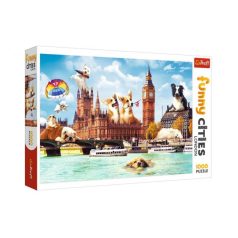 Trefl-Funny Cities-Kutyák Londonban-1000 darabos puzzle