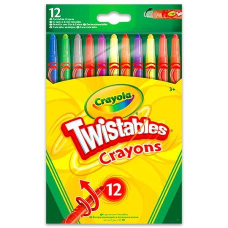 Crayola: 12 db-os csavarozható zsírkréta