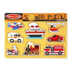 Melissa & Doug Hangos puzzle, Járművek