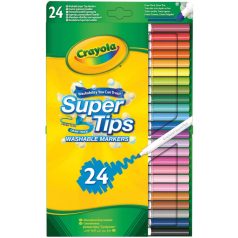 Crayola Vékony hegyű lemosható filctoll-24-db-os